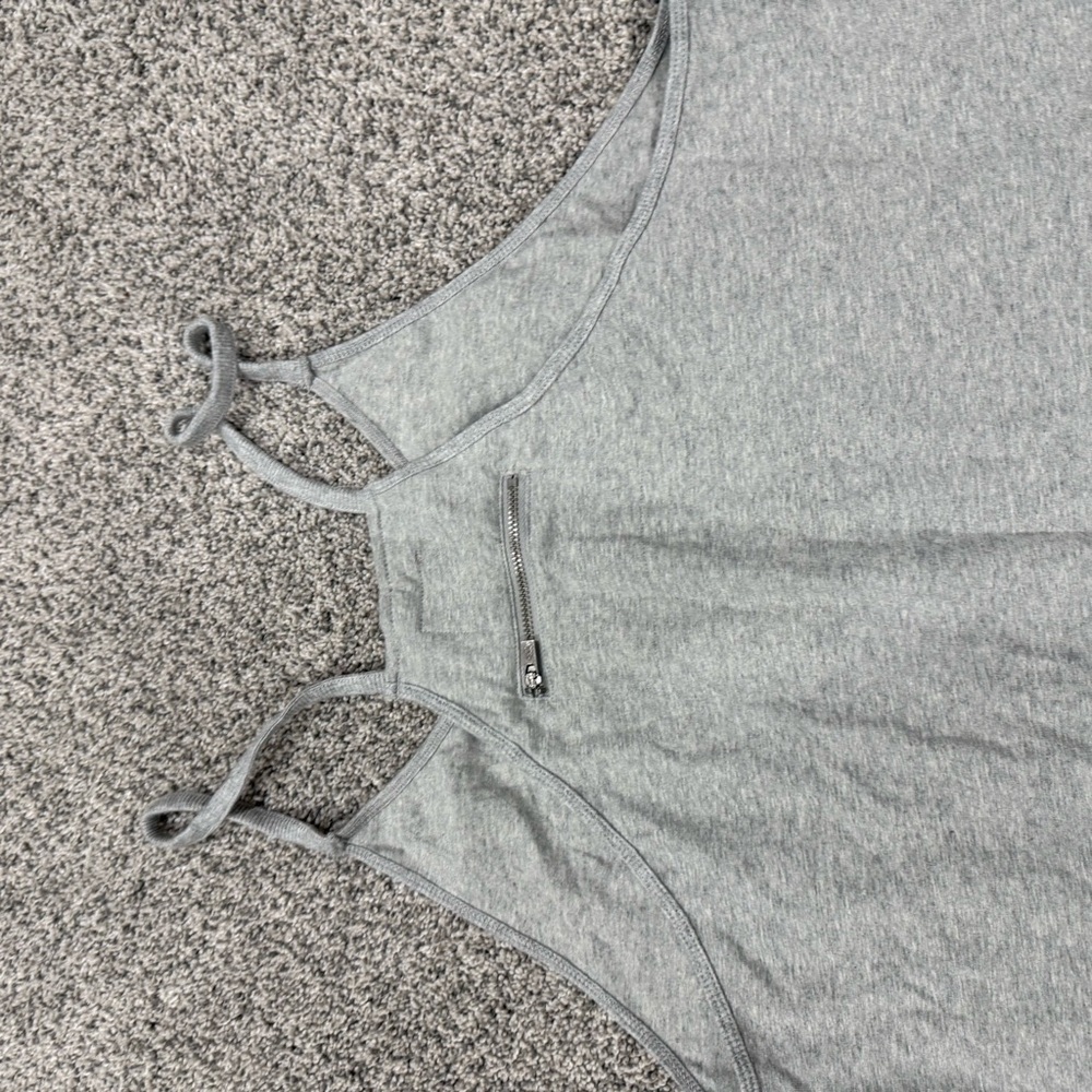 NWT Free People Movement Hotshot Onesie Jumpsuit Heather Grey Cotton Women’s L - Picture 13 of 13
